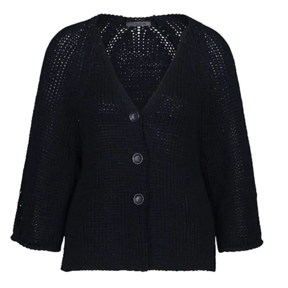 OSKA navy knit jacket Olive 8/10
